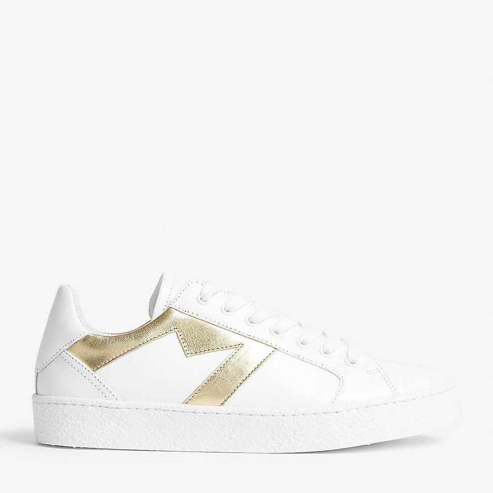 Maje Leather Sneakers
